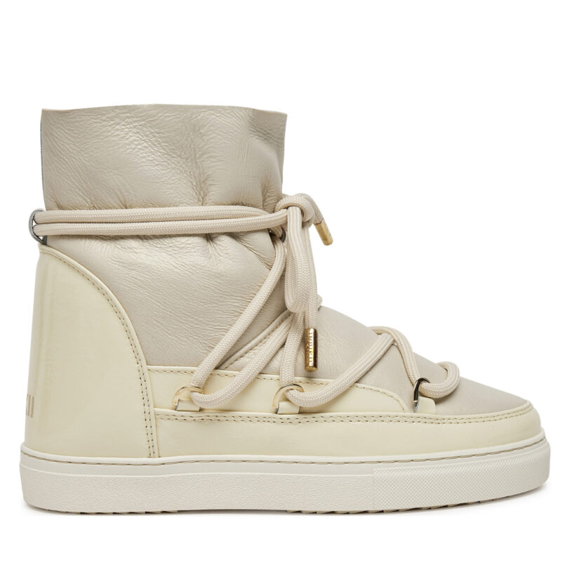 Апрески Inuikii Gloss Wedge 75203-007 Екрю цвят на ниска цена