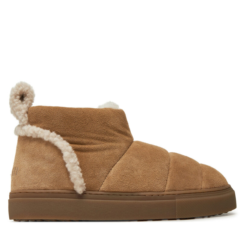 Апрески Inuikii Shearling Slipin 75202-010 Бежов цвят на ниска цена