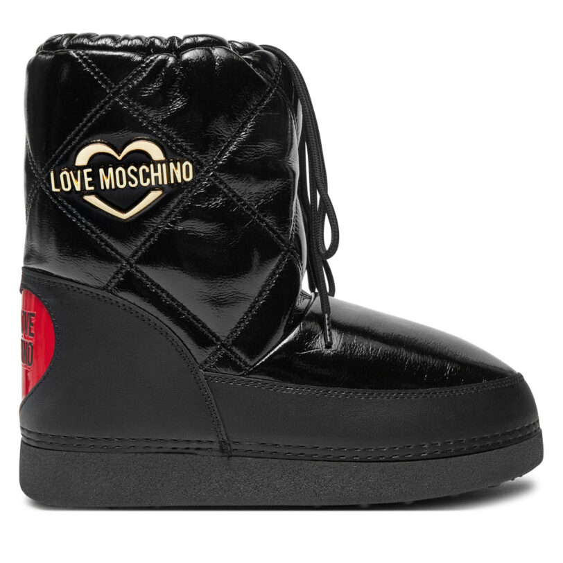 Апрески LOVE MOSCHINO JA24982G0LEB1000 Черен цвят на ниска цена