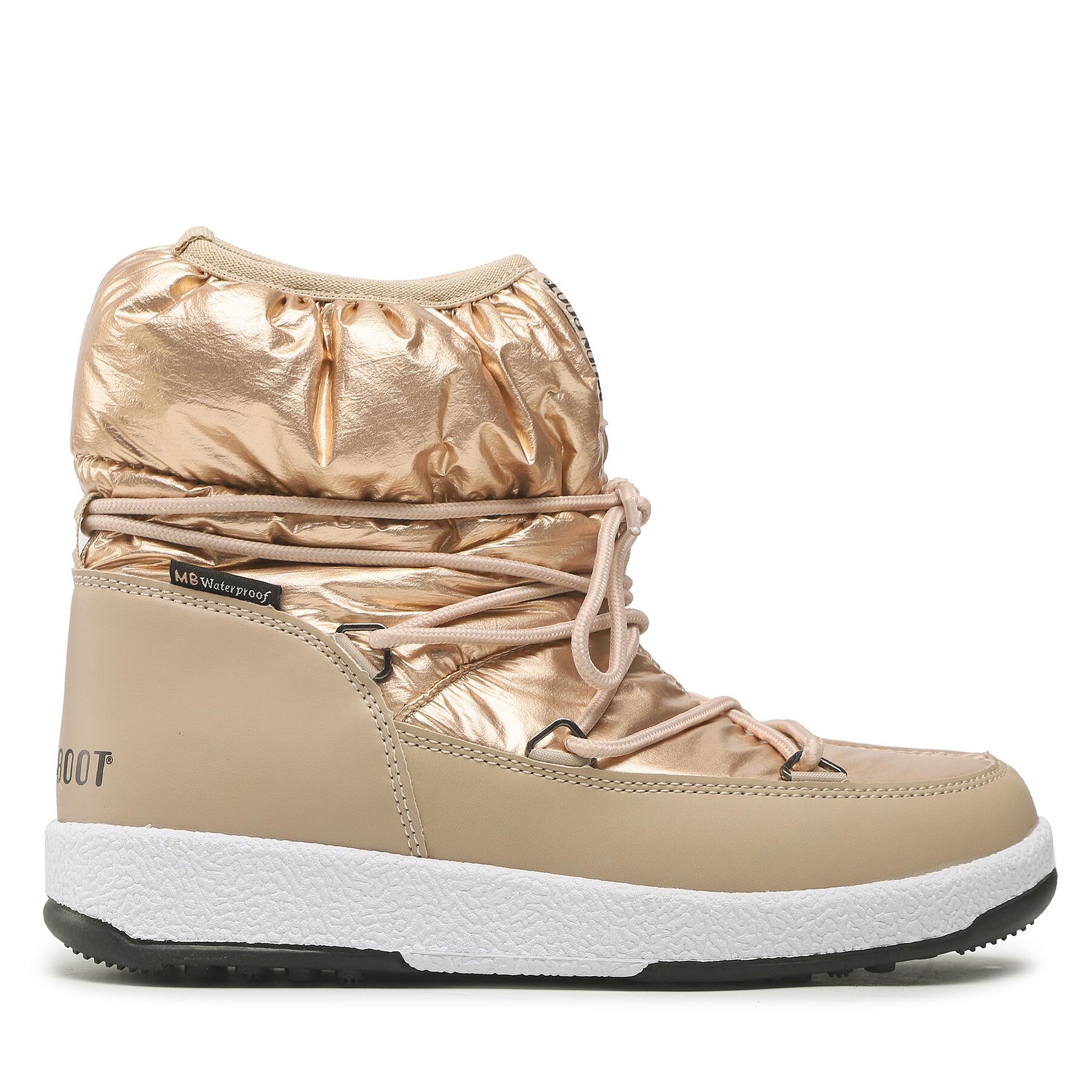 Апрески Moon Boot Jr Girl Low Nylon 34051800 Златист цвят на ниска цена