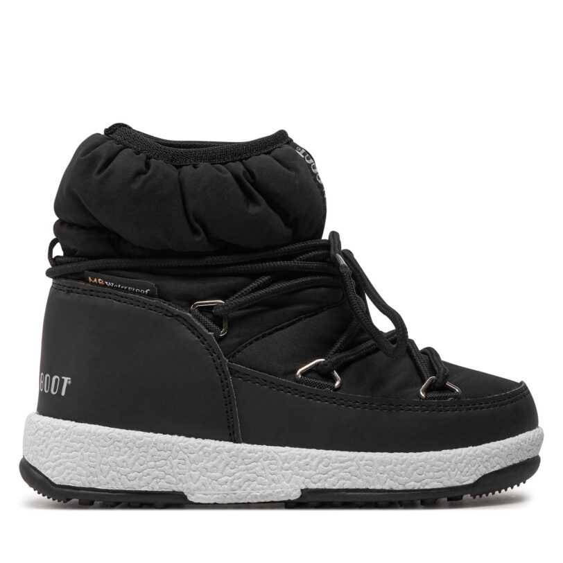 Апрески Moon Boot Jr Girl Low Nylon Wp 34051800001 Черен цвят на ниска цена
