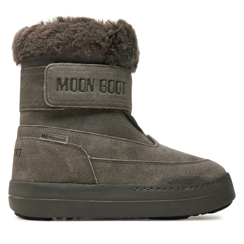 Апрески Moon Boot Junior Park Dtrap Boot Suede 80D3440040 Сив цвят на ниска цена