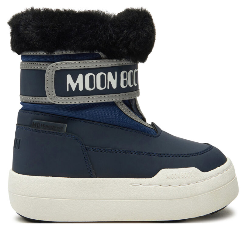 Апрески Moon Boot Junior Park Strap 80D3440030 Тъмносин цвят на ниска цена