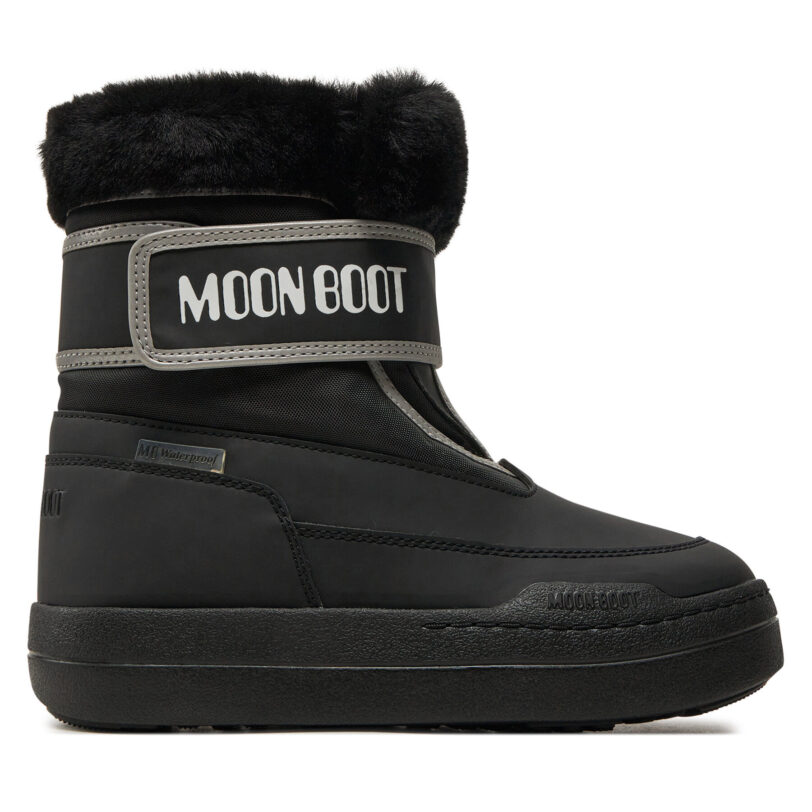 Апрески Moon Boot Junior Park Strap 80D3440030 Черен цвят на ниска цена