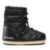 Апрески Moon Boot Low Nylon 14600100001 Черен цвят на ниска цена