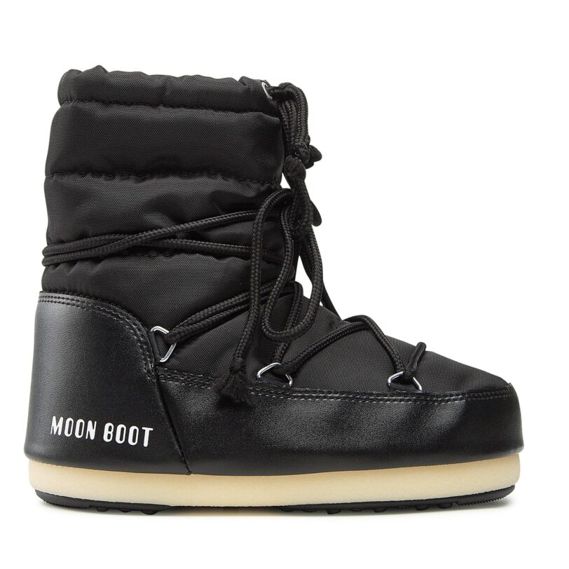 Апрески Moon Boot Low Nylon 14600100001 Черен цвят на ниска цена