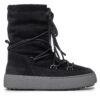 Апрески Moon Boot Ltrack Suede 24501100003 Черен цвят на ниска цена