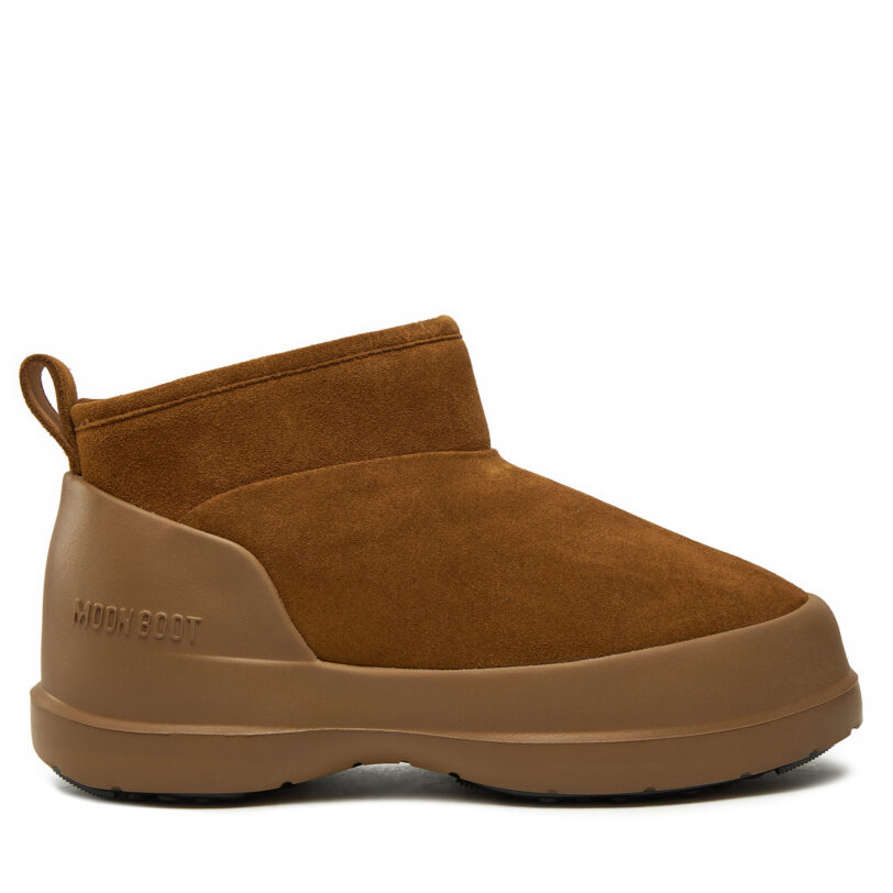 Апрески Moon Boot Luna Low Suede Boot 80D2480040 Кафяв цвят на ниска цена