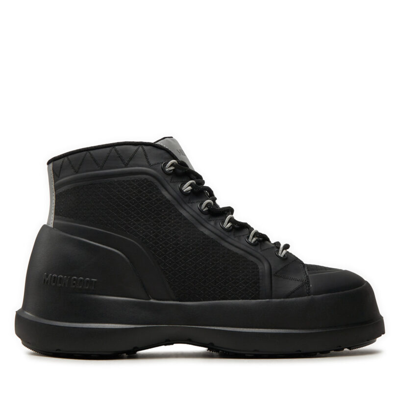 Апрески Moon Boot Luna Trek Mid Nylon 80D2480080 Черен цвят на ниска цена