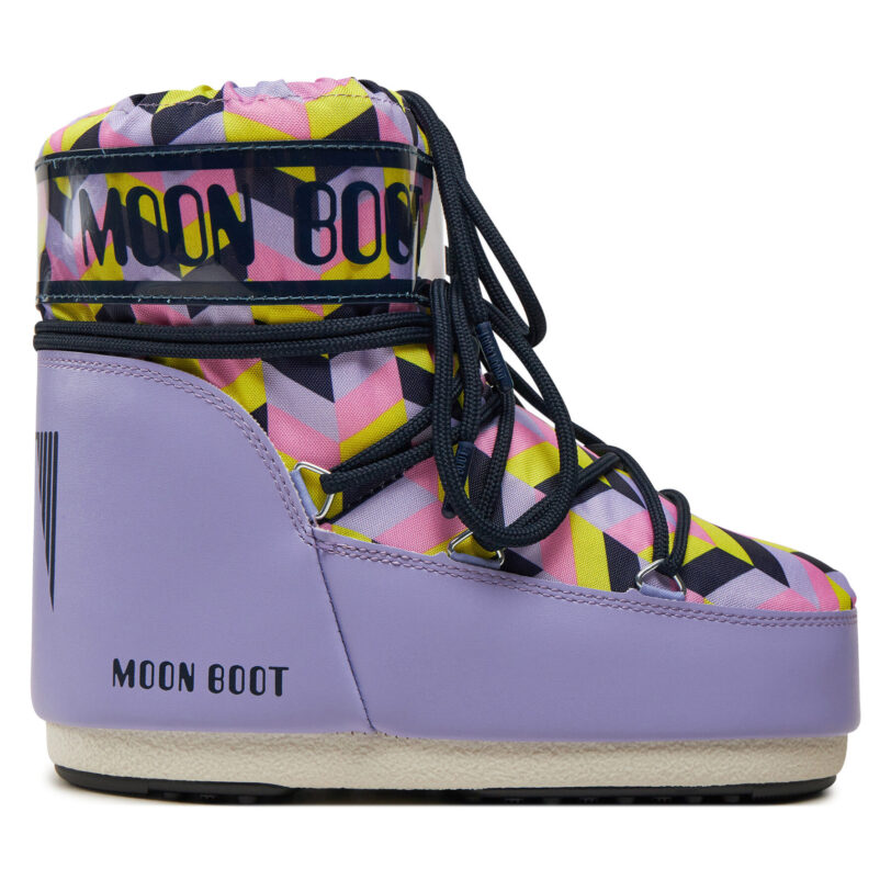 Апрески Moon Boot Mb Icon Low Optical 80D1409550 Виолетов цвят на ниска цена