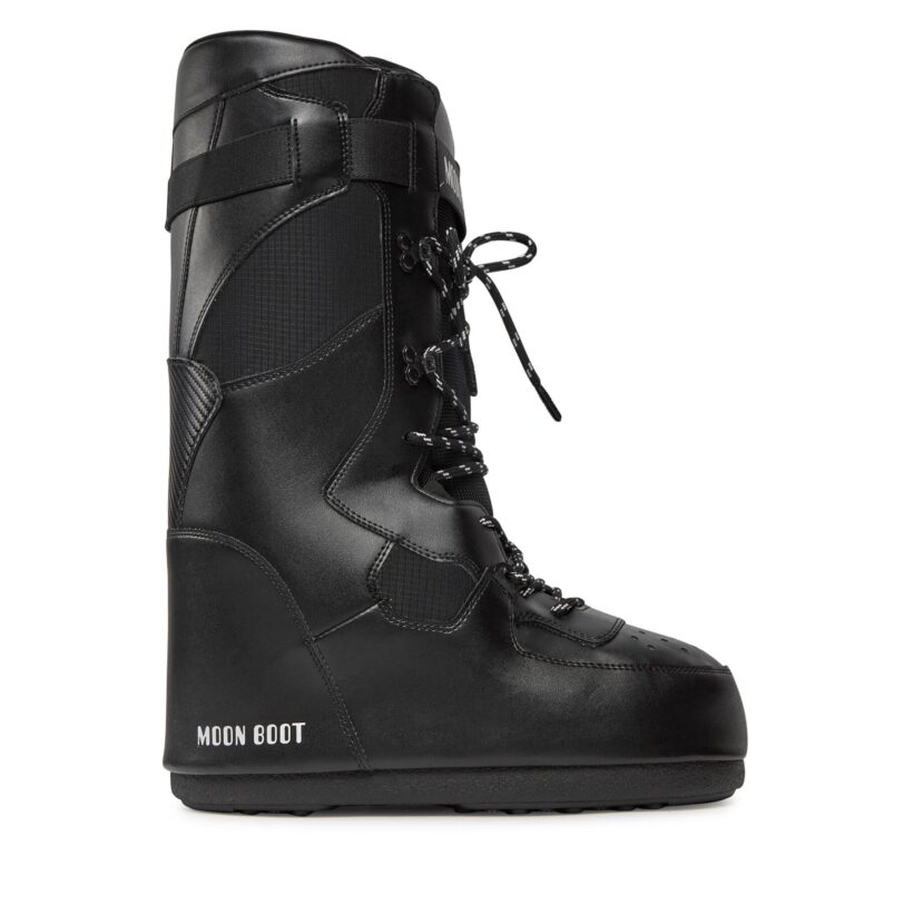 Апрески Moon Boot Sneaker High 14028300001 Черен цвят на ниска цена