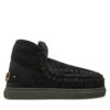 Апрески Mou Eskimo Sneaker Big Metal Logo FW111008A Черен цвят на ниска цена
