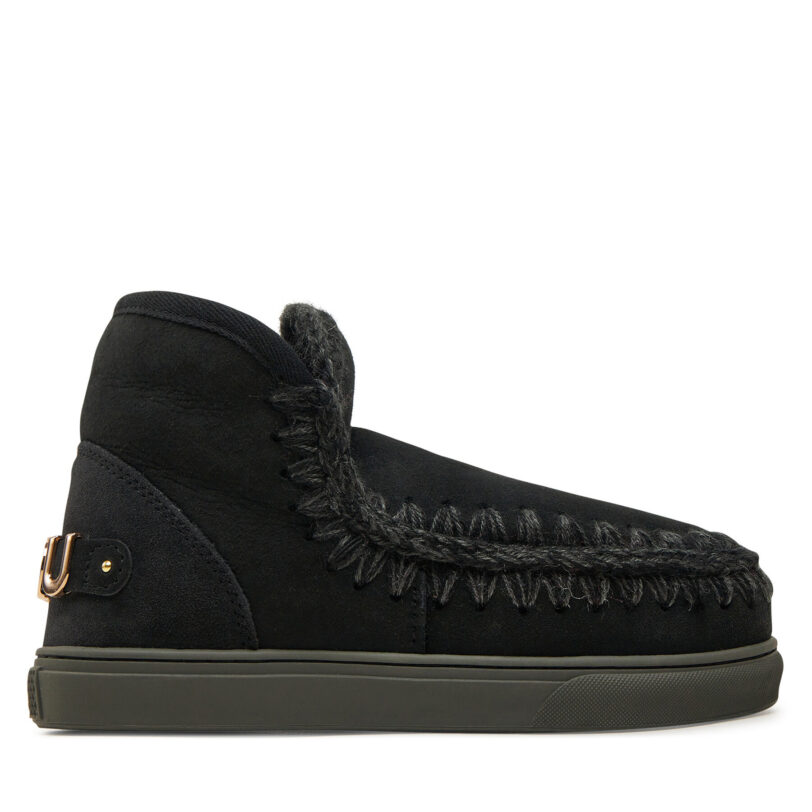 Апрески Mou Eskimo Sneaker Big Metal Logo FW111008A Черен цвят на ниска цена