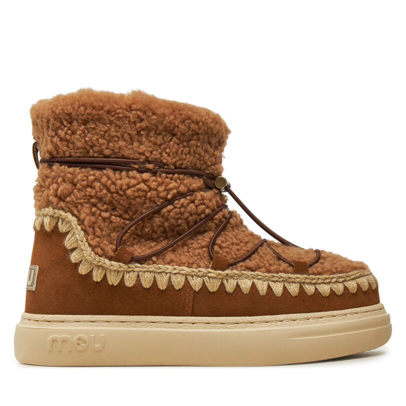 Апрески Mou Eskimo Sneaker Bold Scoub Lace FW411012A Кафяв цвят на ниска цена