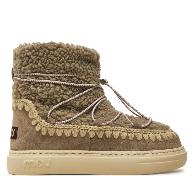 Апрески Mou Eskimo Sneaker Bold Scoub Lace FW411012A Сив цвят на ниска цена