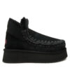 Апрески Mou Mini Eskimo Platform Boot FW681000A Черен цвят на ниска цена