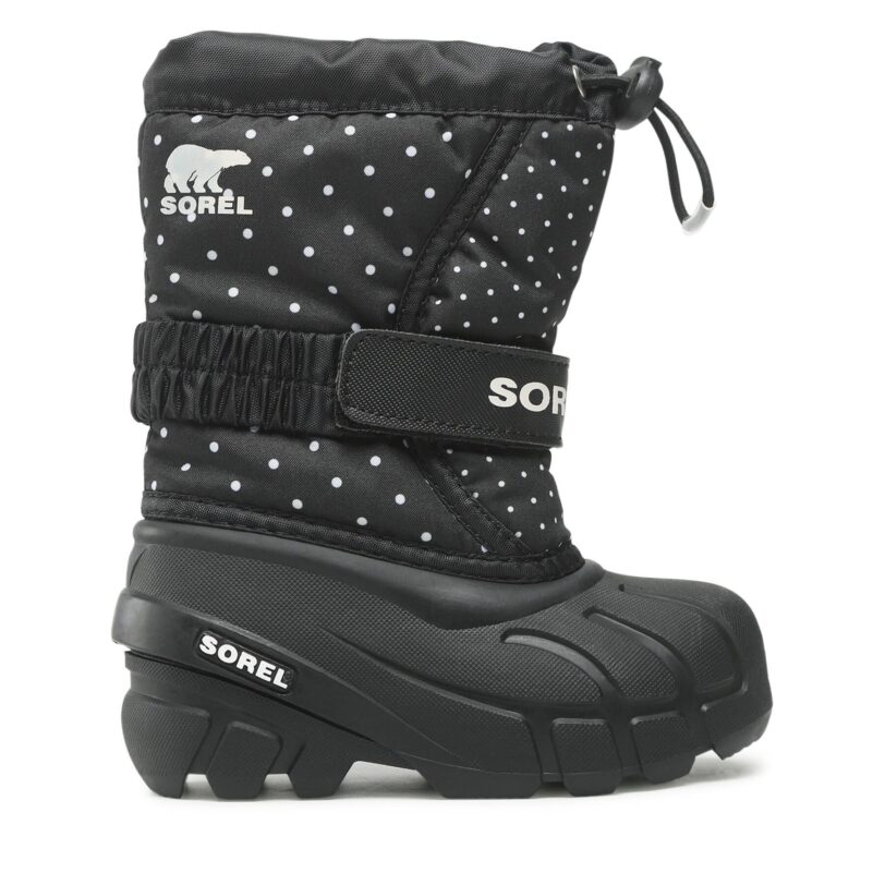 Апрески Sorel Childrens Flurry Print NC3503-010 Черен цвят на ниска цена