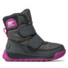 Апрески Sorel Childrens Whitney II Strap Wp NC3919 Сив цвят на ниска цена