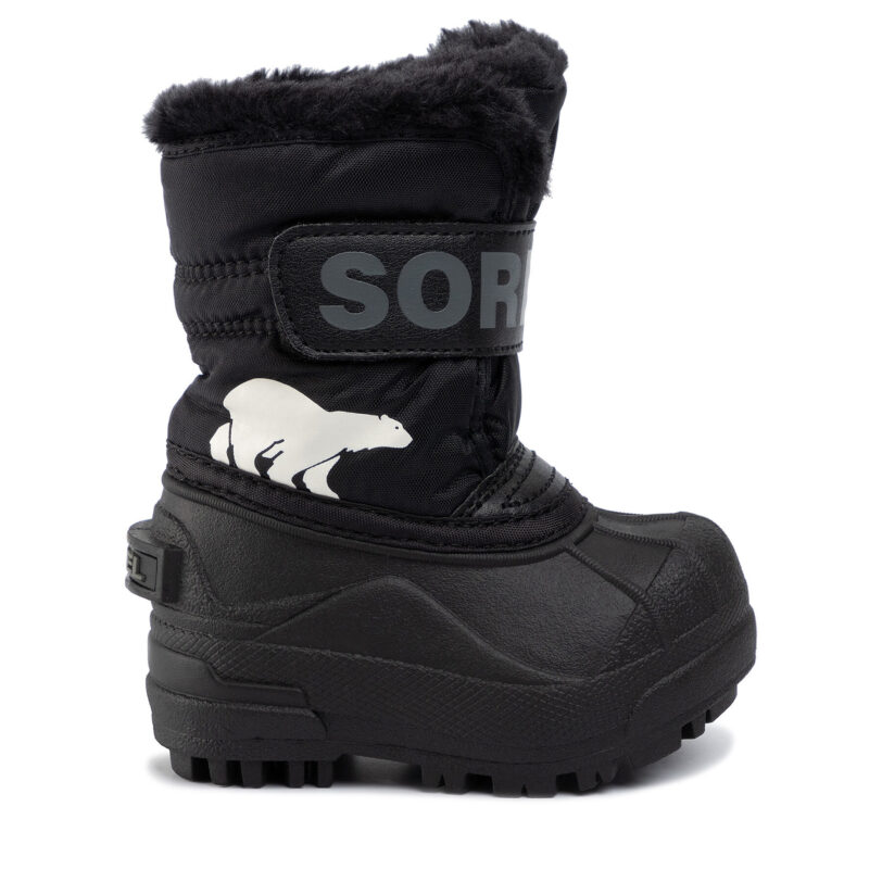 Апрески Sorel Toddler Snow Commander NV1960 Черен цвят на ниска цена