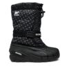 Апрески Sorel Youth Flurry Print NY3503-010 Черен цвят на ниска цена