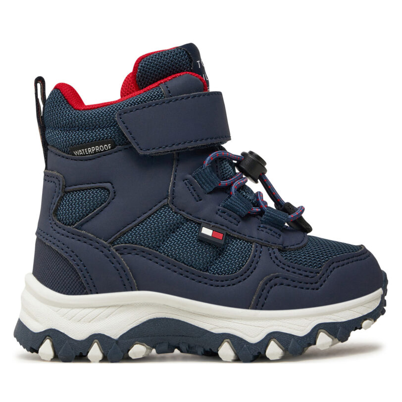 Апрески Tommy Hilfiger Fur Boot T1X5-33710-1492 M Тъмносин цвят на ниска цена