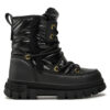 Апрески Tommy Hilfiger Fur Boot T3A5-33610-1695 M Черен цвят на ниска цена