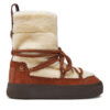 Апрески Tommy Hilfiger Lace-Up Faux Shearling Snowboot FW0FW08252 Бежов цвят на ниска цена