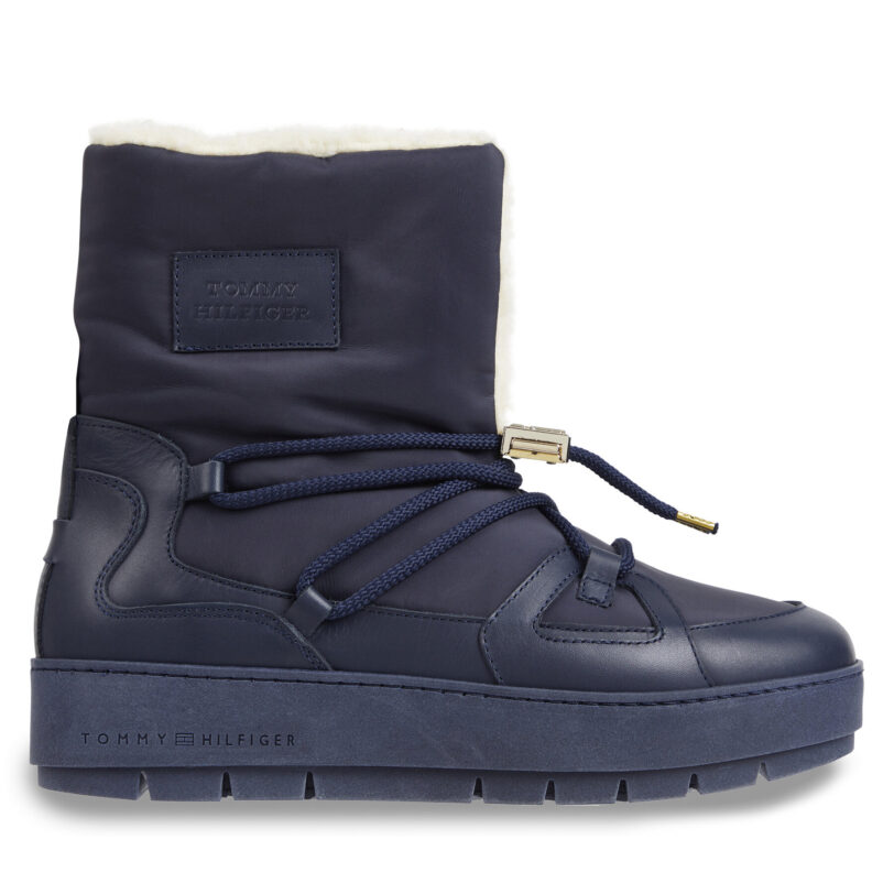 Апрески Tommy Hilfiger Tommy Essential Snowboot FW0FW07504 Син цвят на ниска цена