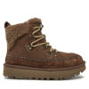 Апрески Ugg W Classic Alpine Lace Up 1158271 Кафяв цвят на ниска цена