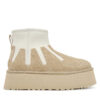 Апрески Ugg W Classic Mini Dipper Sunwave 1167591 Бежов цвят на ниска цена