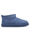 Апрески Ugg W Classic Ultra Mini 1116109 Син цвят на ниска цена