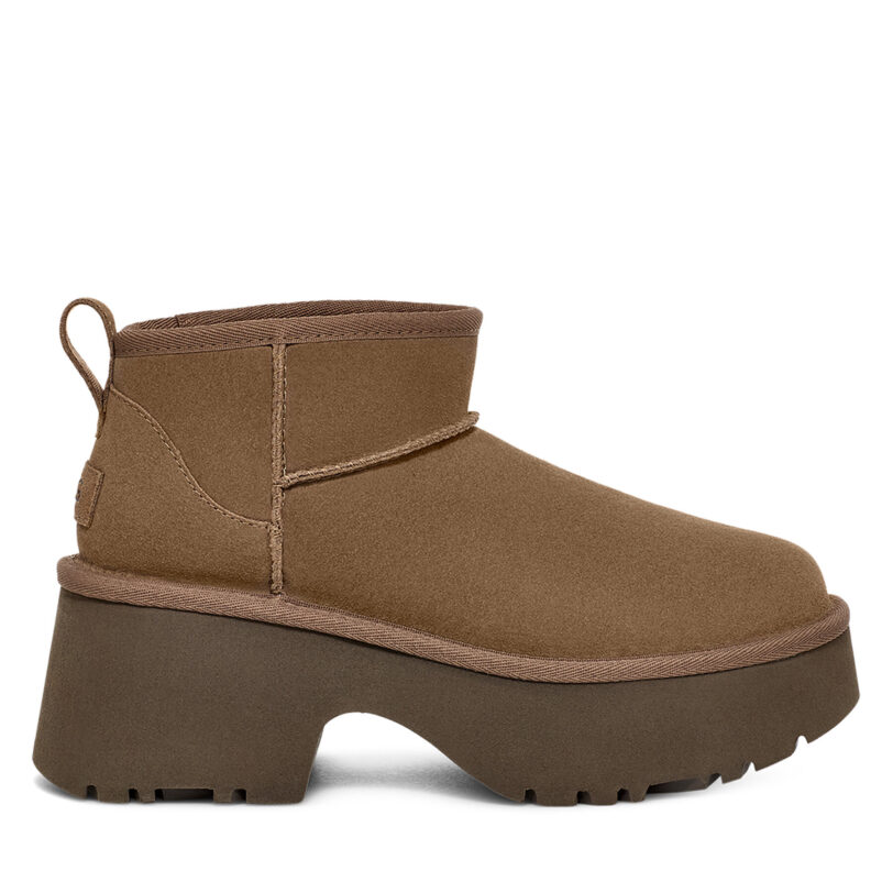Апрески Ugg W Classic Ultra Mini Heights 1158311 Зелен цвят на ниска цена