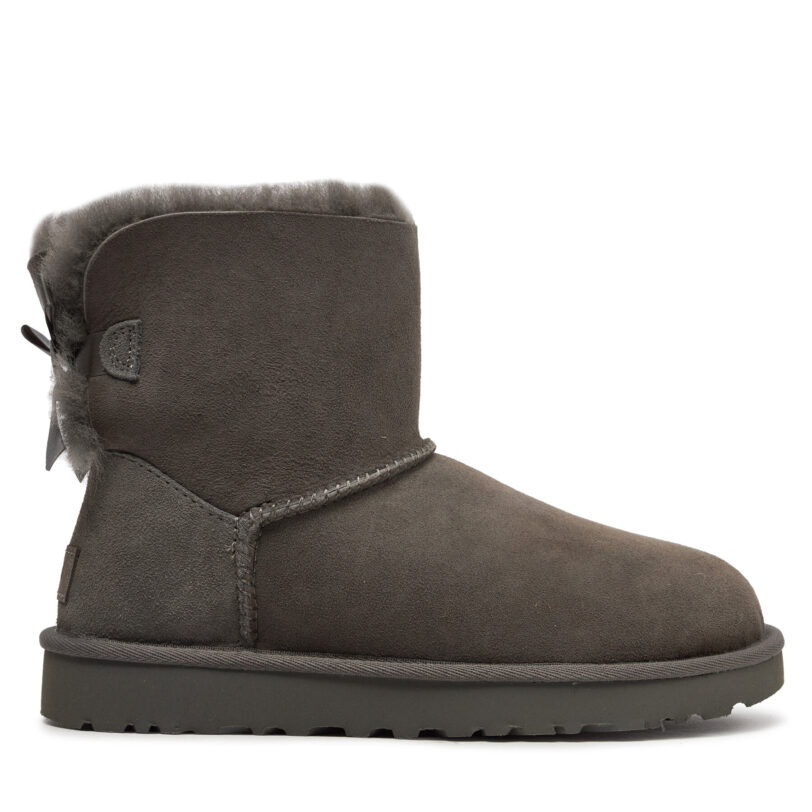 Апрески Ugg W Mini Bailey Bow II 1016501 Сив цвят на ниска цена