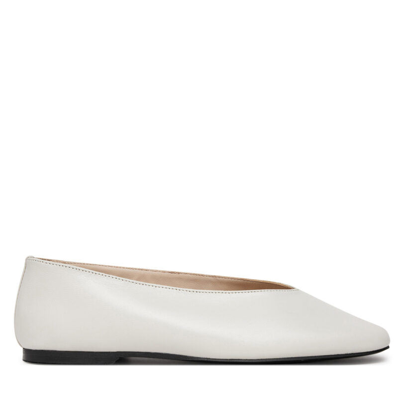 Балеринки Calvin Klein HW0HW02441 Бежов цвят на ниска цена