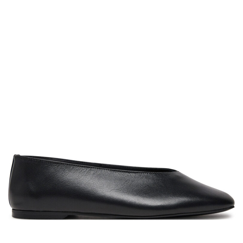 Балеринки Calvin Klein HW0HW02441 Черен цвят на ниска цена