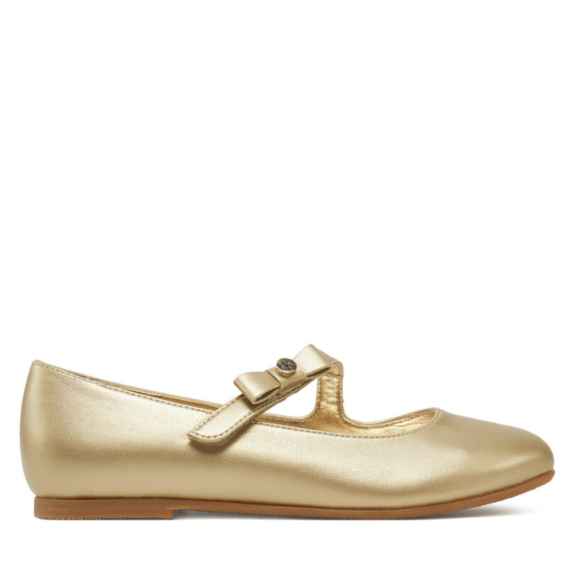 Балеринки Calvin Klein Jeans Ballerina V4A3-83042-1322 S Златист цвят на ниска цена
