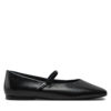 Балеринки Calvin Klein Mary Jane Ballerina - Lth HW0HW02307 Черен цвят на ниска цена