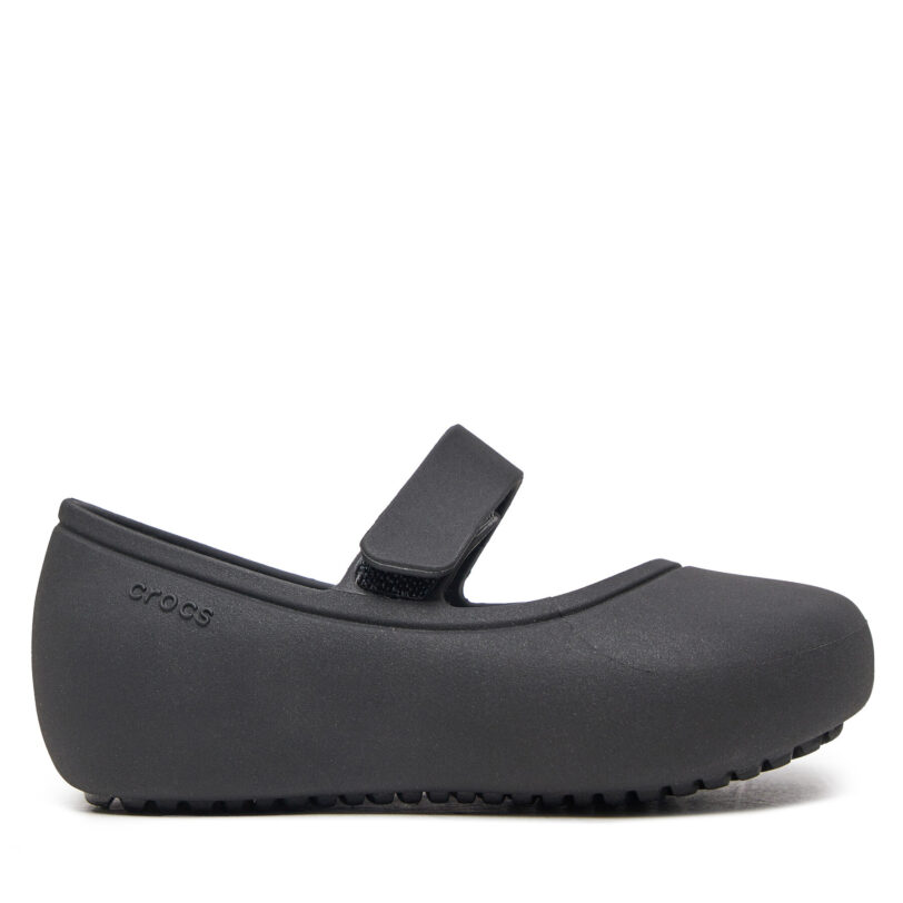 Балеринки Crocs Brooklyn Mary Jane Flat T 209430 Черен цвят на ниска цена
