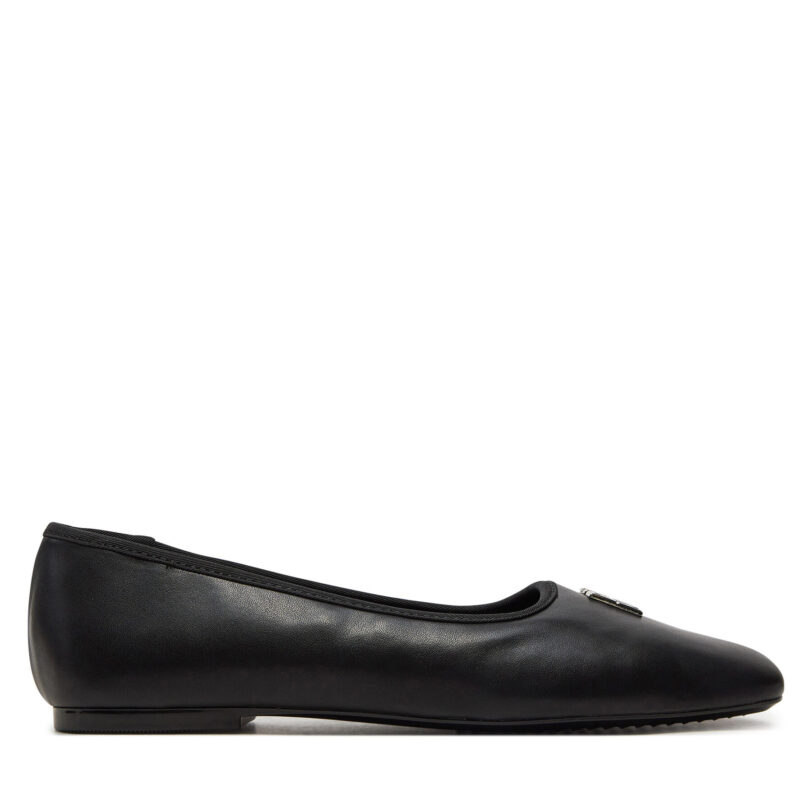 Балеринки DKNY Daine K3422486 Черен цвят на ниска цена