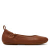 Балеринки FitFlop Q74 592 Кафяв цвят на ниска цена