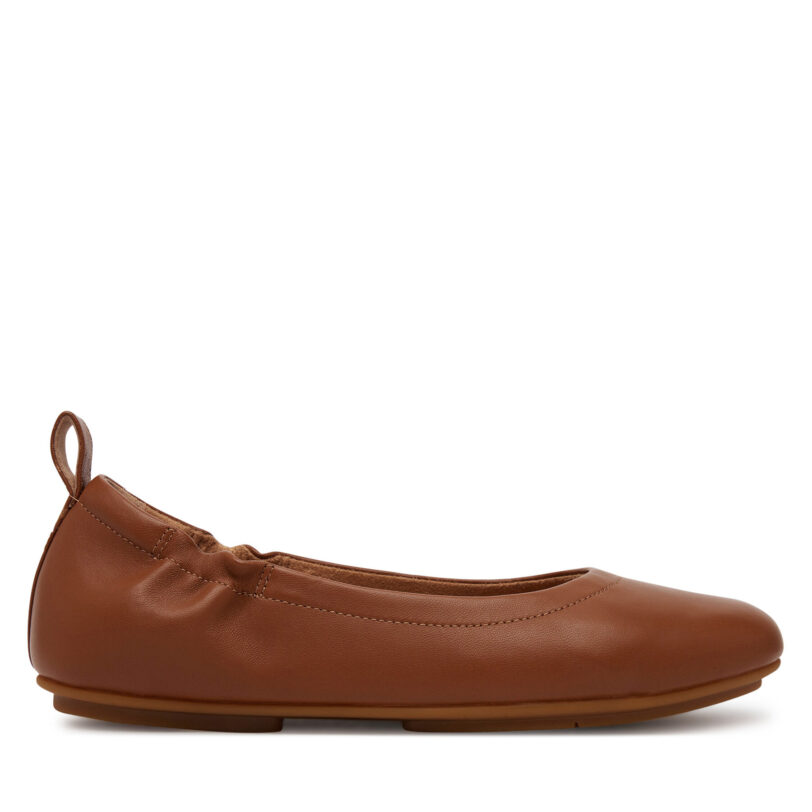 Балеринки FitFlop Q74 592 Кафяв цвят на ниска цена