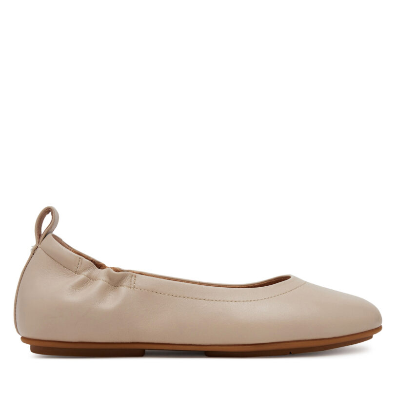 Балеринки FitFlop Q74 A20 Бежов цвят на ниска цена