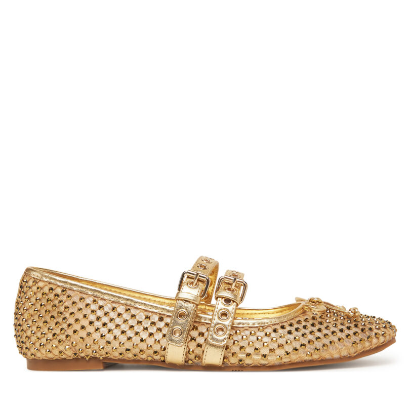 Балеринки Guess FLJKNN FAB02 Златист цвят на ниска цена
