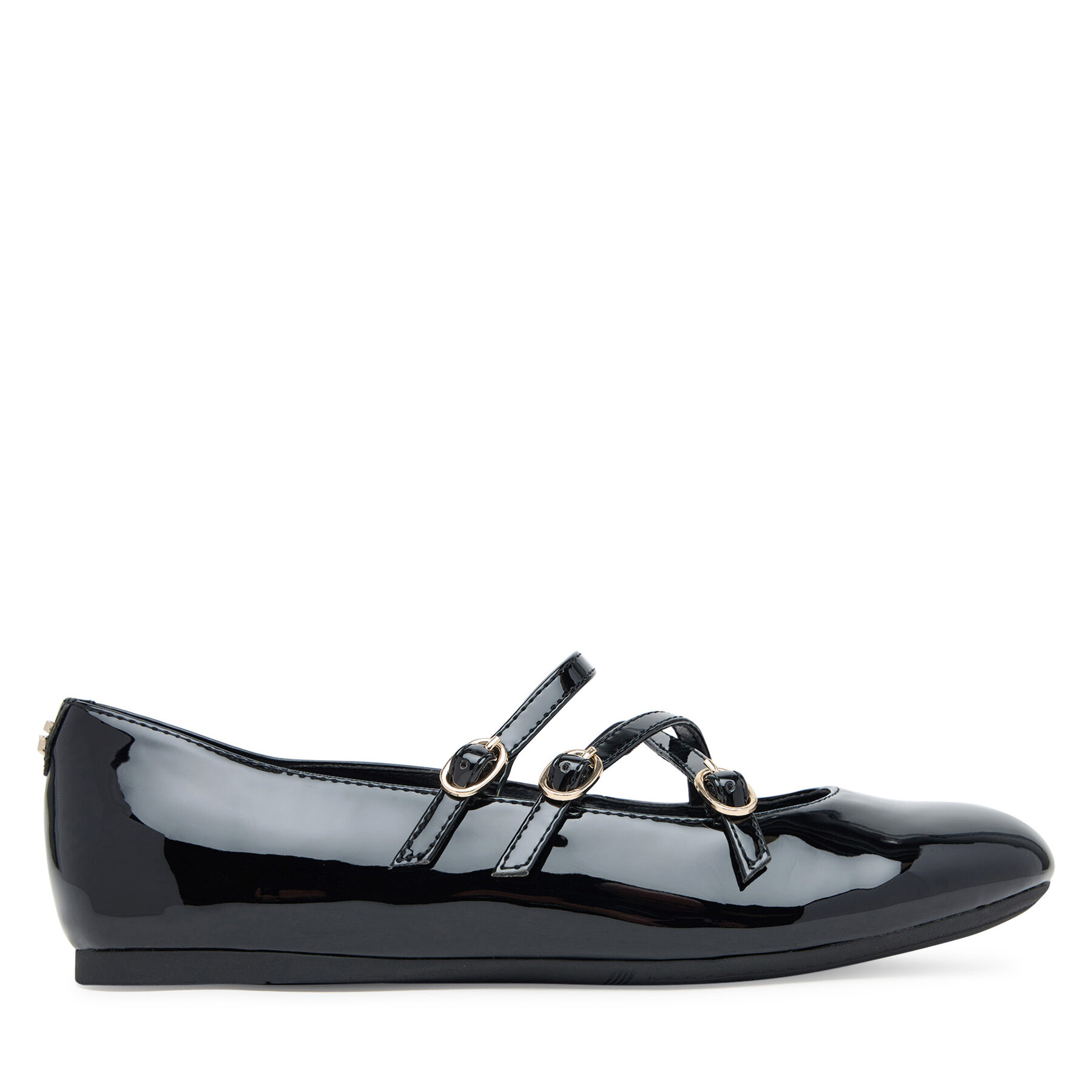 Балеринки Guess FLTKAL PAF02 Черен цвят на ниска цена