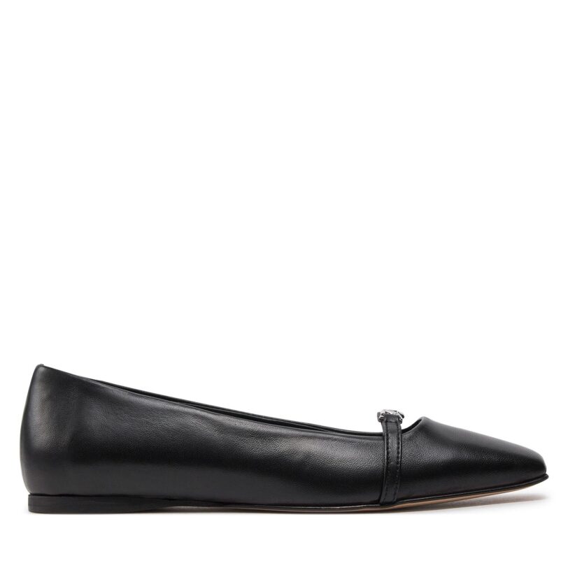 Балеринки KARL LAGERFELD KL40180 Черен цвят на ниска цена
