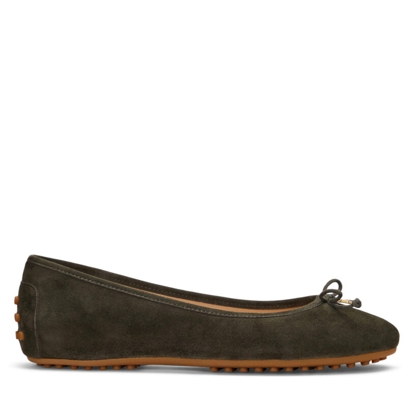 Балеринки LAUREN RALPH LAUREN 802951376003 Зелен цвят на ниска цена