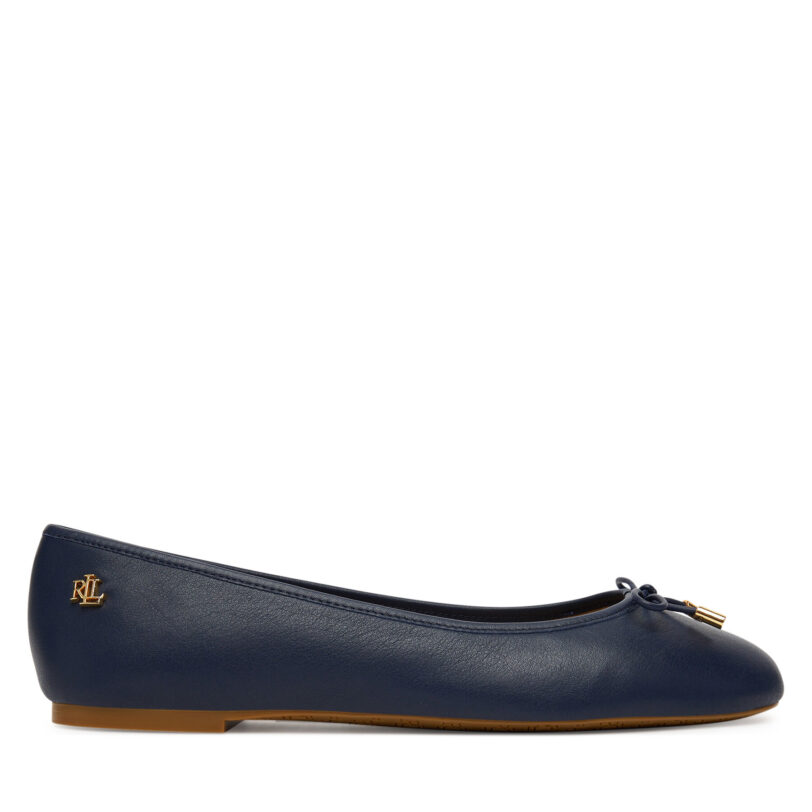 Балеринки LAUREN RALPH LAUREN Jayna 802940728004 Тъмносин цвят на ниска цена