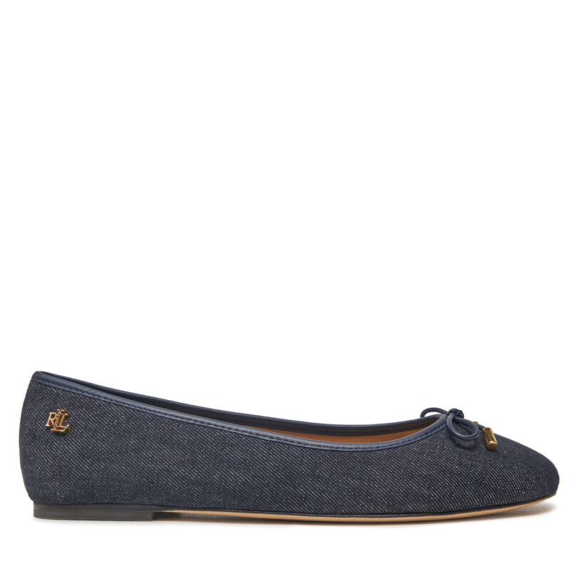 Балеринки LAUREN RALPH LAUREN Jayna 802962175001 Тъмносин цвят на ниска цена