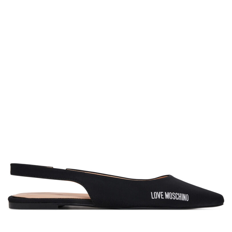 Балеринки LOVE MOSCHINO JA11021G0MIM0000 Черен цвят на ниска цена