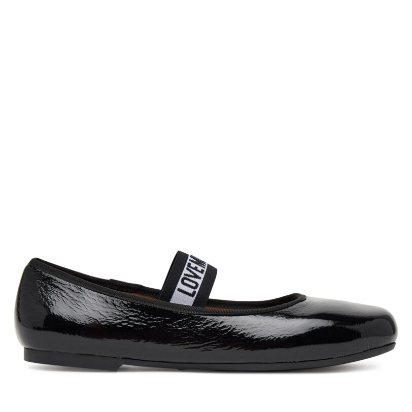 Балеринки LOVE MOSCHINO JA11071G1NII000041 Черен цвят на ниска цена